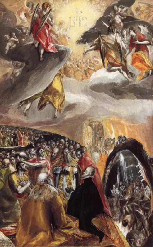 El Greco THe Adoration of the Name of Jesus china oil painting image